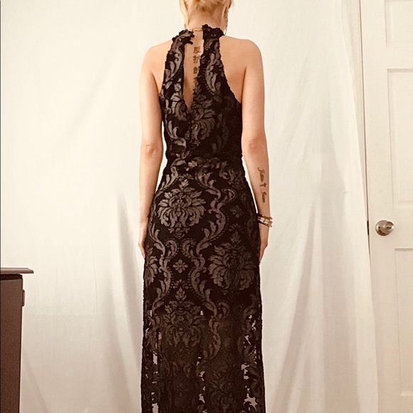 Veronica M elegant  halter prom dress - Picture 3 of 6